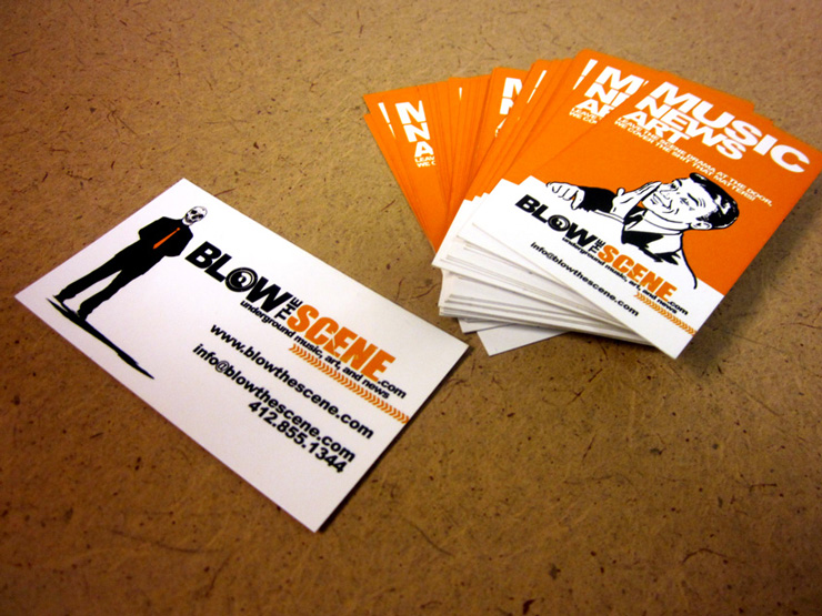 Blow the Scene Business Cards