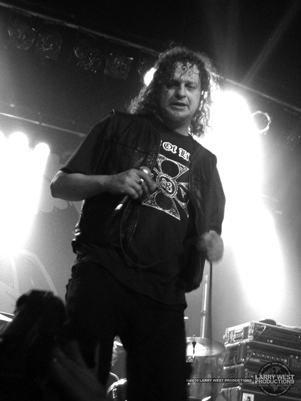 Piggy of Voivod in 2010 at The Trocadero in Philadelphia, PA