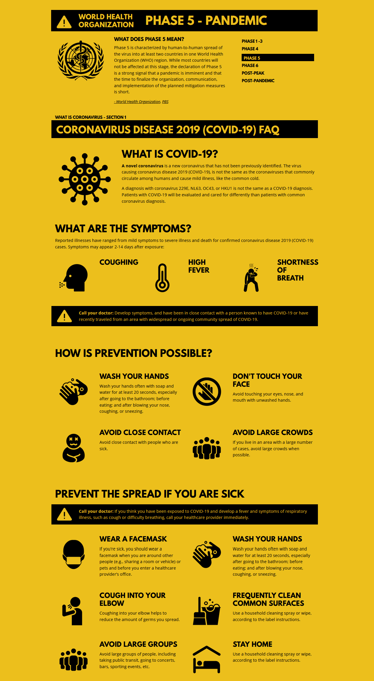 COVID-19 U.S. Tracker Prevention Tips