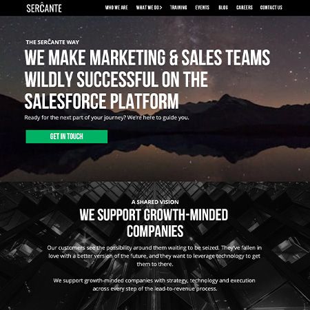 Sercante WordPress Website