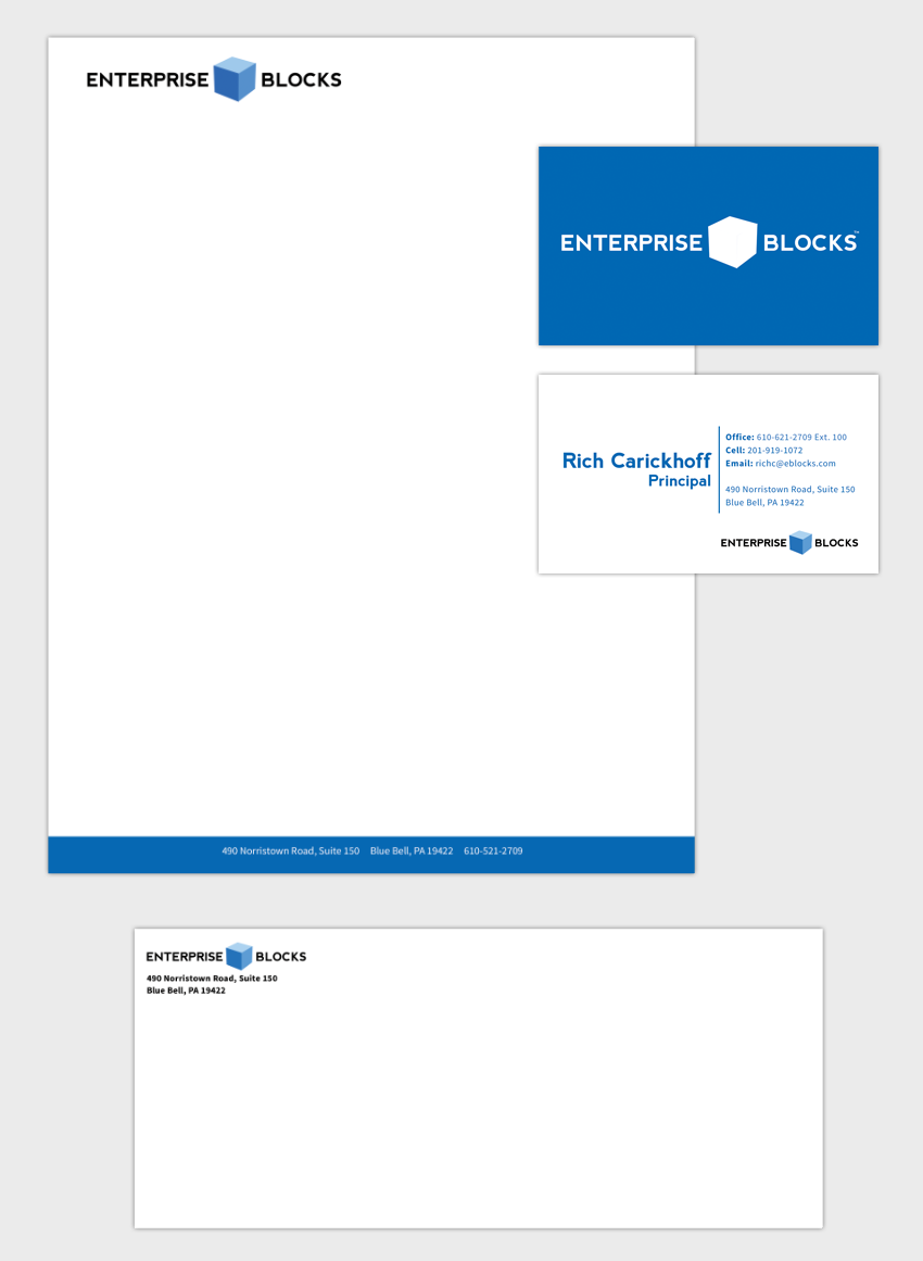 Enterprise Blocks - Logo Design and Stationary