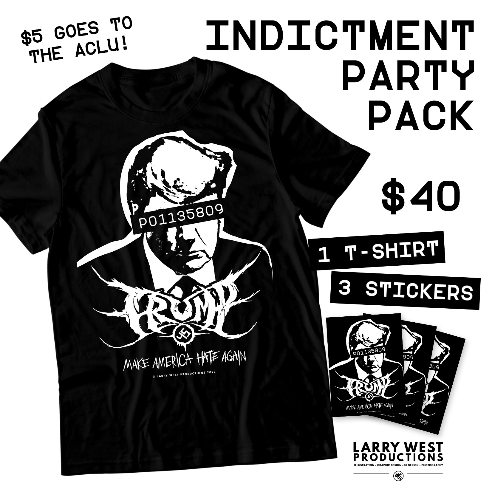Trump Prisoner P01135809 - Special Indictment Party Pack!